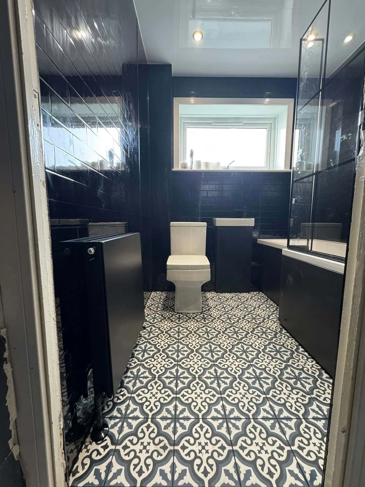 Completed plumbing project in Aberdeenshire